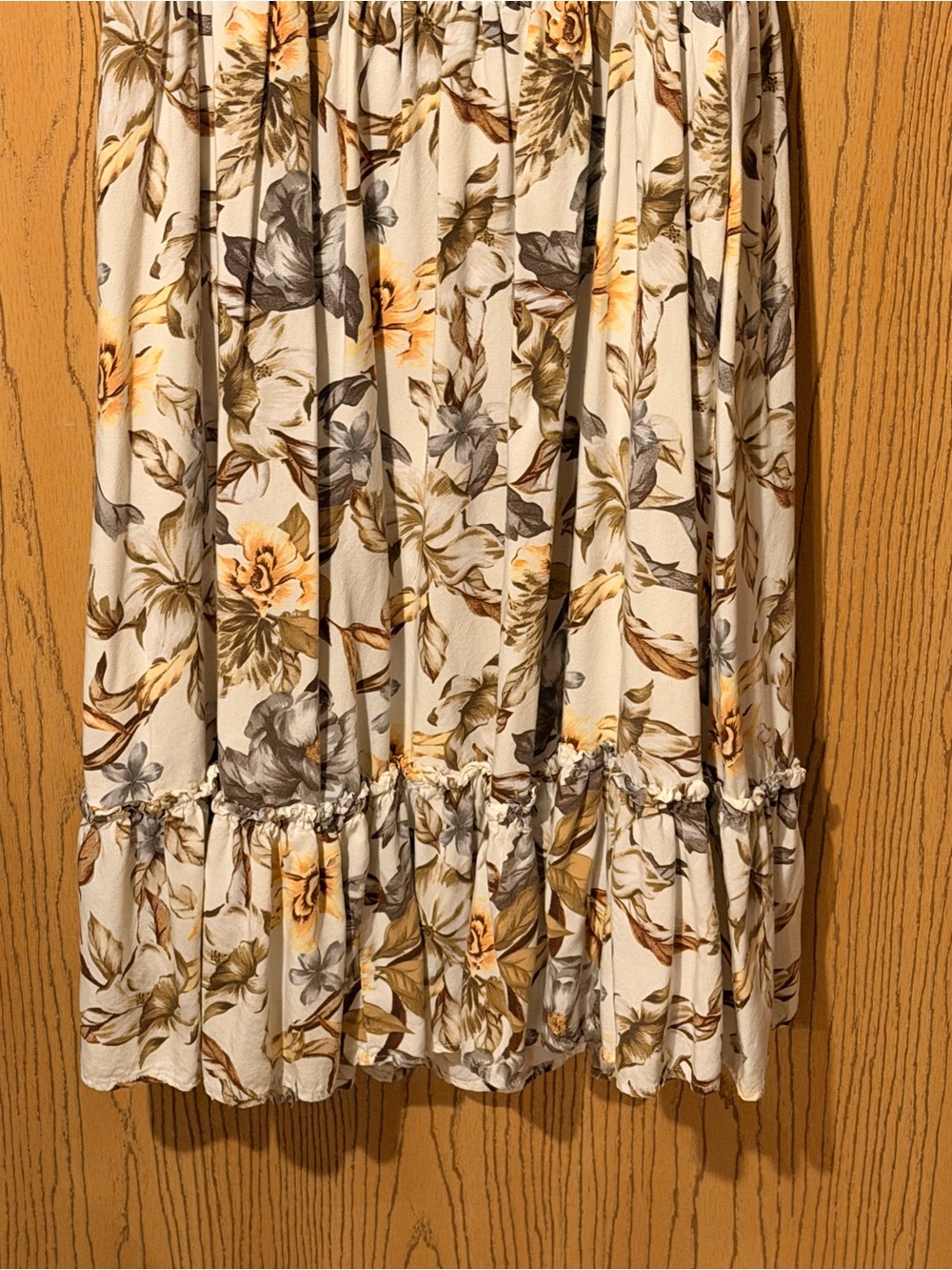Challis Off-Shoulder Tea Dress - Picture 3 of 4